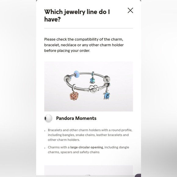 Pandora charm- heart locket and key - Picture 4 of 4